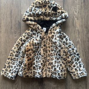 Leopard Print Kids Jacket